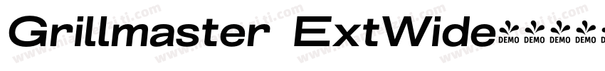 Grillmaster ExtWide字体转换